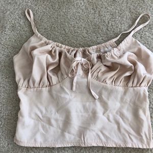 Cropped slouch top